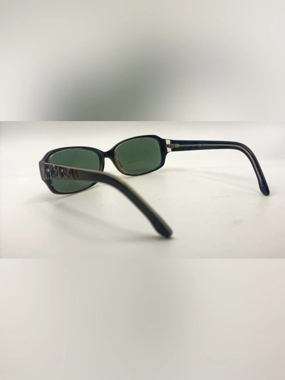 SG814 Black Oval Sunglasses Frames Only